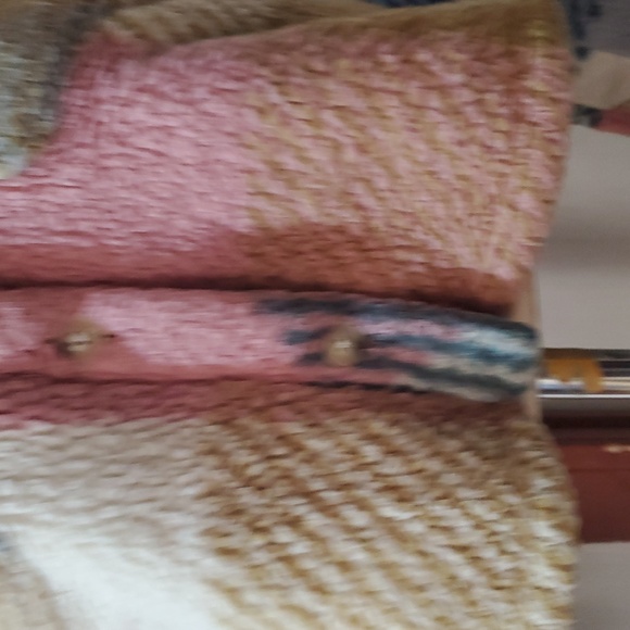 Thread & Supply Multicolor Check Plaid Teddy Jacket Size S - Picture 5 of 11